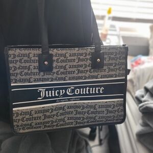 Black and gray Juicy Couture Purse